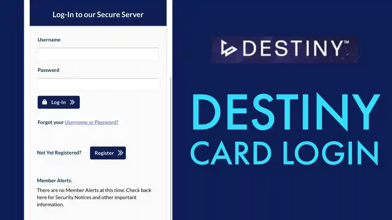Destiny Credit Card login