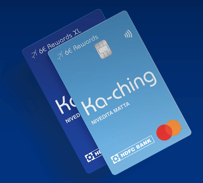 Image of Indigo HDFC Bank Credit Card: "Indigo HDFC Bank Credit Card with logo and design.